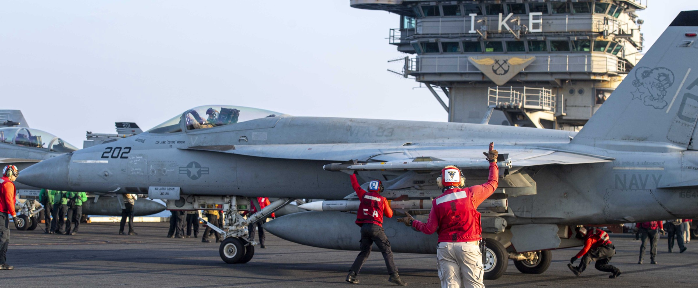 vfa-83 rampagers strike fighter squadron f/a-18e super hornet cvw-3 cvn-69 uss dwight d. eisenhower 93