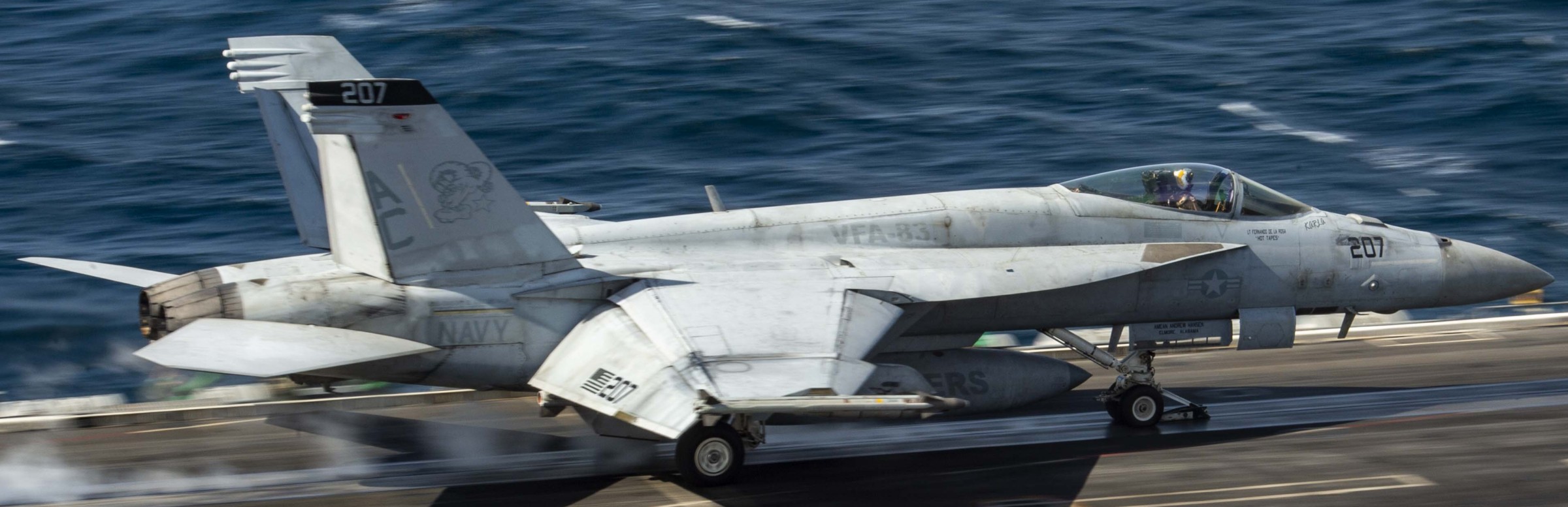 vfa-83 rampagers strike fighter squadron f/a-18e super hornet cvw-3 cvn-69 uss dwight d. eisenhower 2023 94