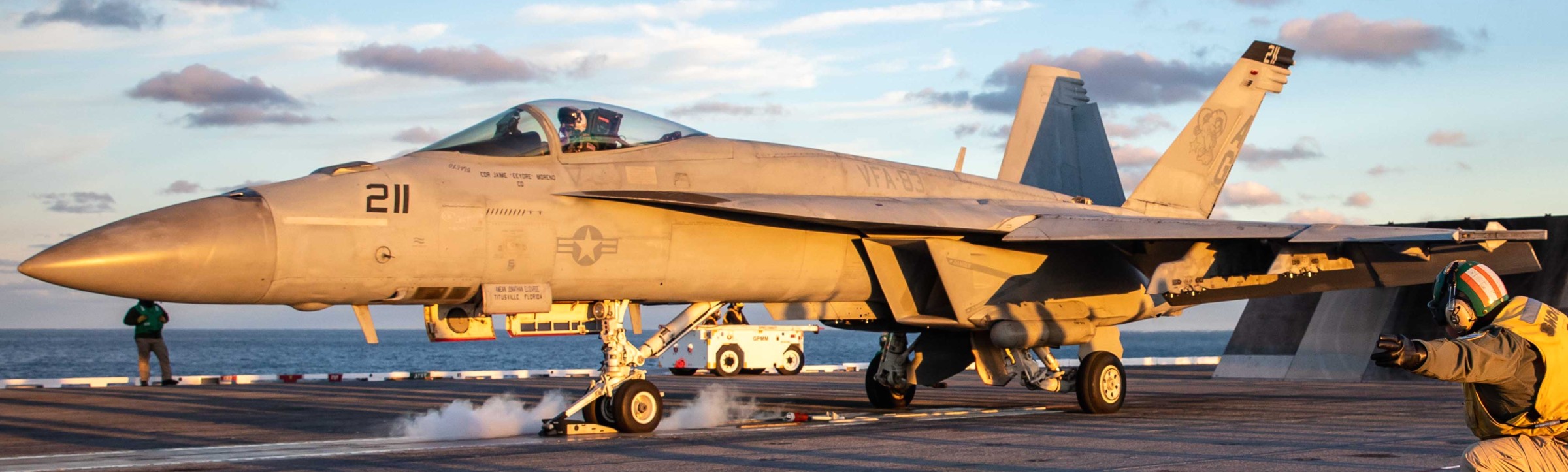vfa-83 rampagers strike fighter squadron f/a-18e super hornet cvn-77 uss george h. w. bush 105