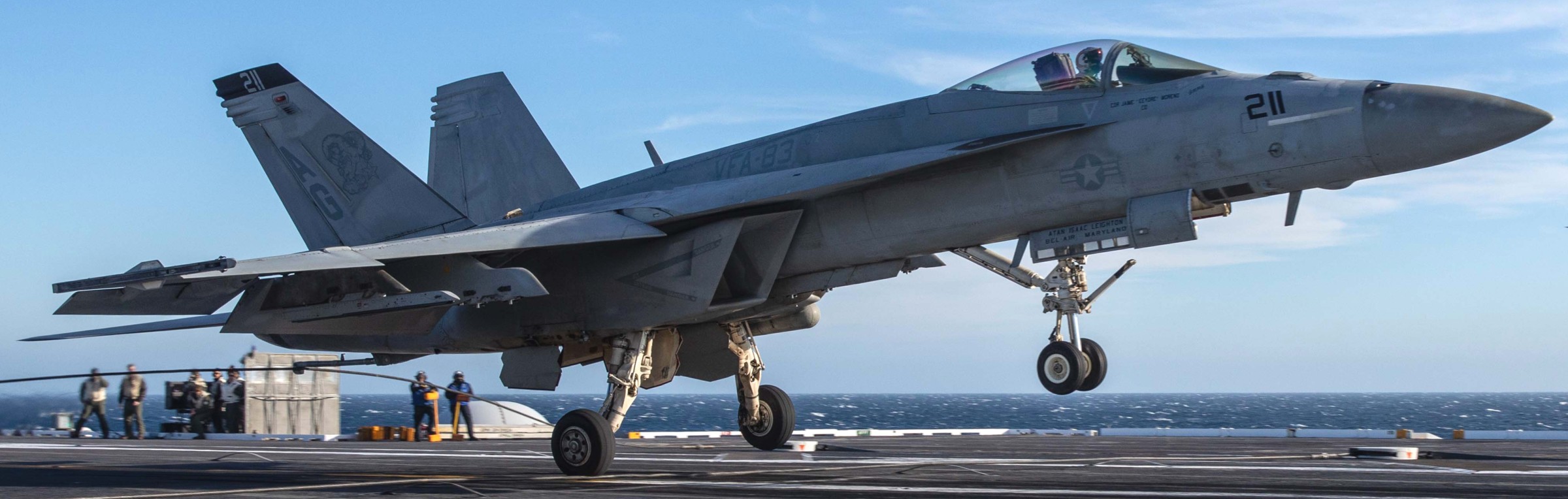 vfa-83 rampagers strike fighter squadron f/a-18e super hornet cvn-77 uss george h. w. bush 2024 106
