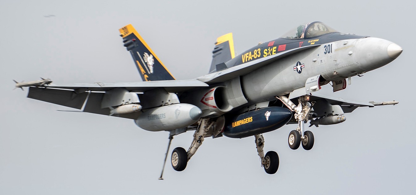 vfa-83 rampagers strike fighter squadron f/a-18c hornet cvw-7 uss harry s. truman cvn-75 54p