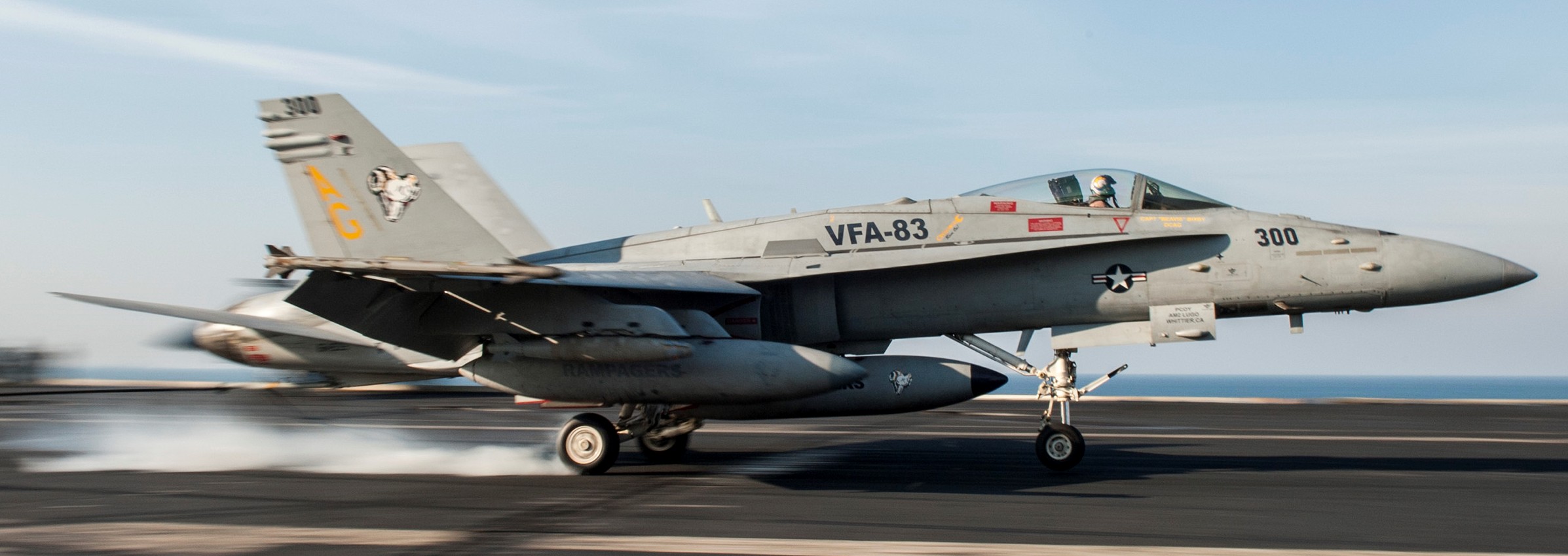 vfa-83 rampagers strike fighter squadron f/a-18c hornet cvw-7 uss harry s. truman cvn-75 60p