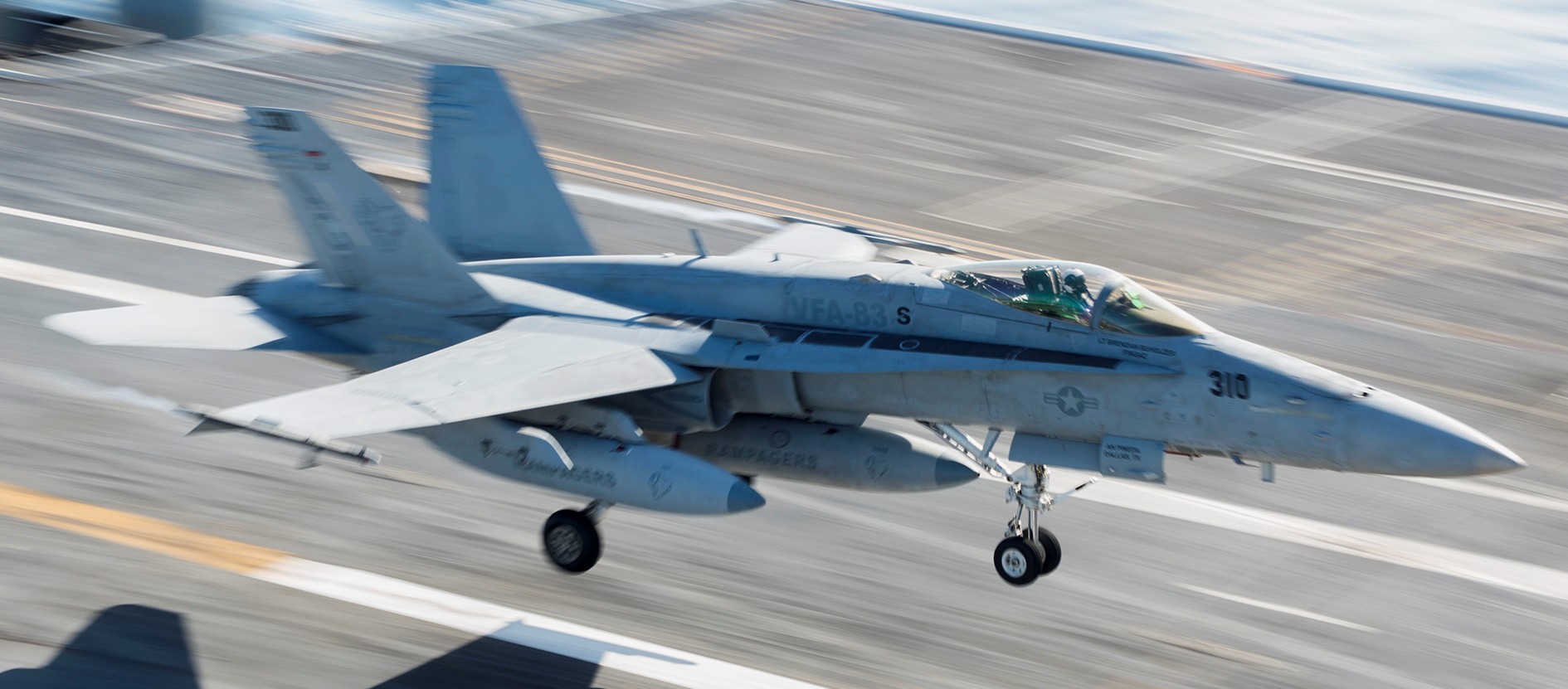 vfa-83 rampagers strike fighter squadron f/a-18c hornet cvw-7 uss harry s. truman cvn-75 68p