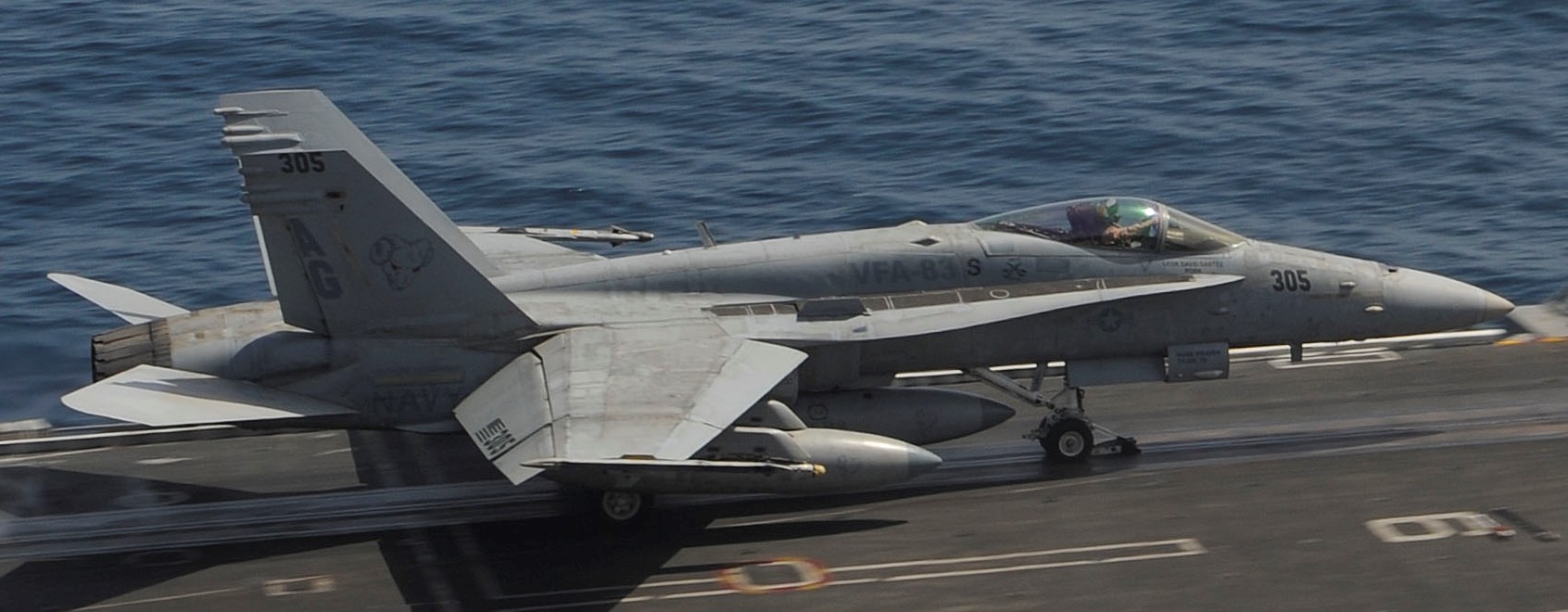 vfa-83 rampagers strike fighter squadron f/a-18c hornet cvw-7 uss dwight d. eisenhower cvn-69 79p