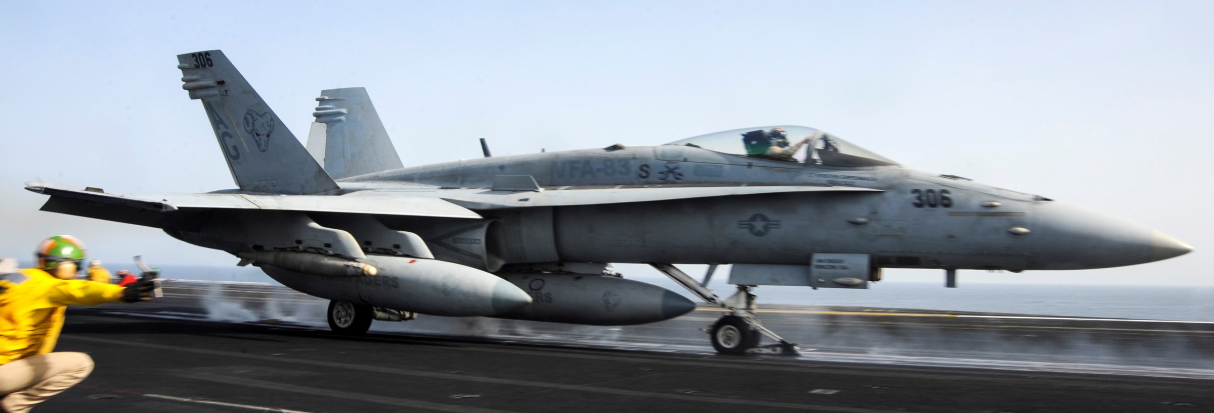 vfa-83 rampagers strike fighter squadron f/a-18c hornet cvw-7 uss dwight d. eisenhower cvn-69 81p