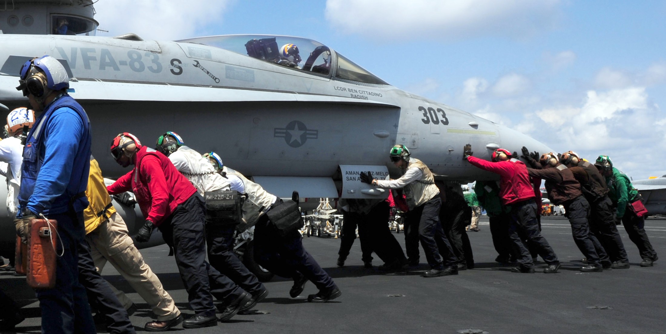 vfa-83 rampagers strike fighter squadron f/a-18c hornet cvw-7 uss dwight d. eisenhower cvn-69 108p