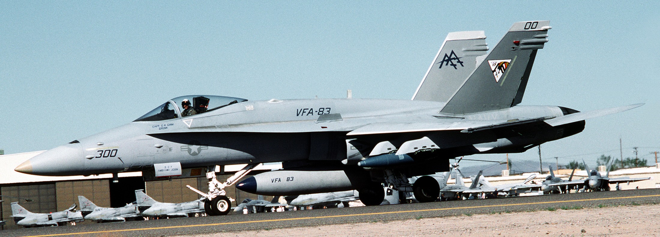 vfa-83 rampagers strike fighter squadron f/a-18c hornet cvw-17 nas fallon 148p