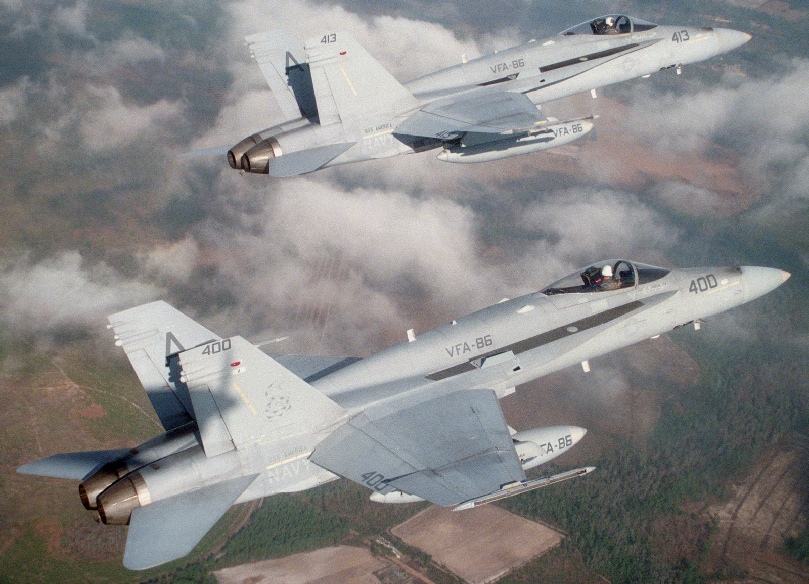 vfa-86 sidewinders strike fighter squadron f/a-18c hornet us navy townsend bombing range georgia 07