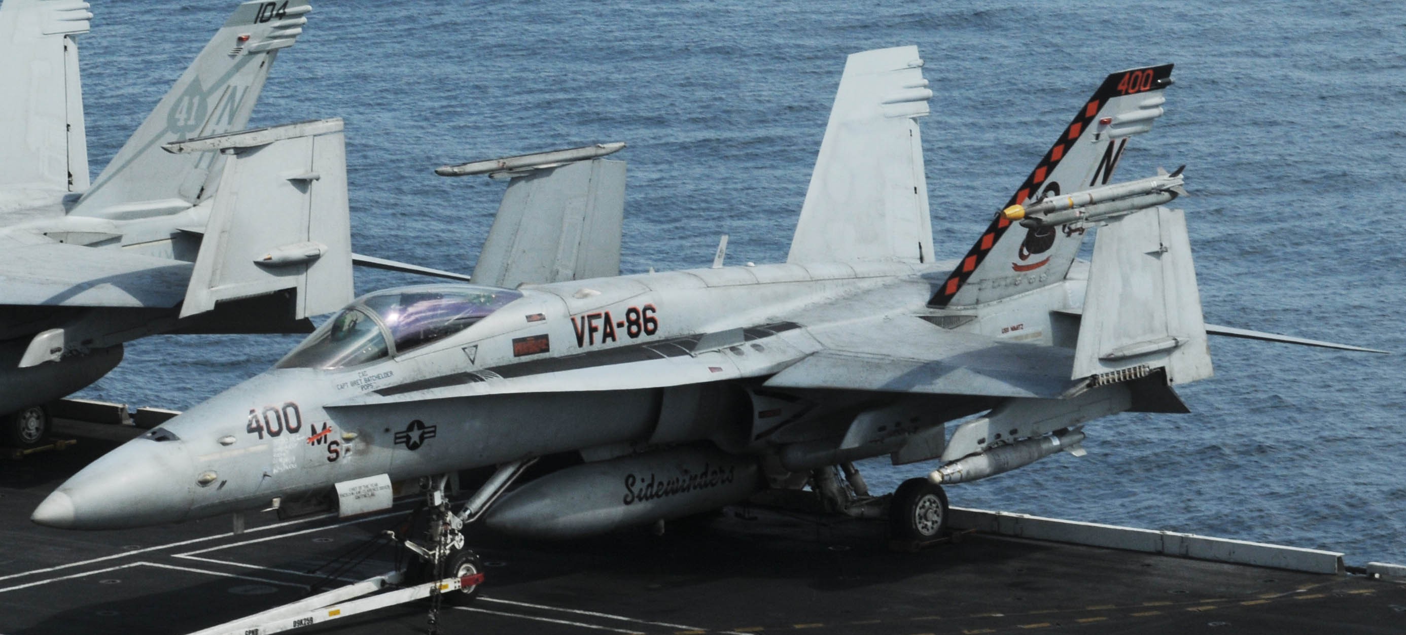 vfa-86 sidewinders strike fighter squadron f/a-18c hornet cvw-11 uss nimitz cvn-68 navy 25