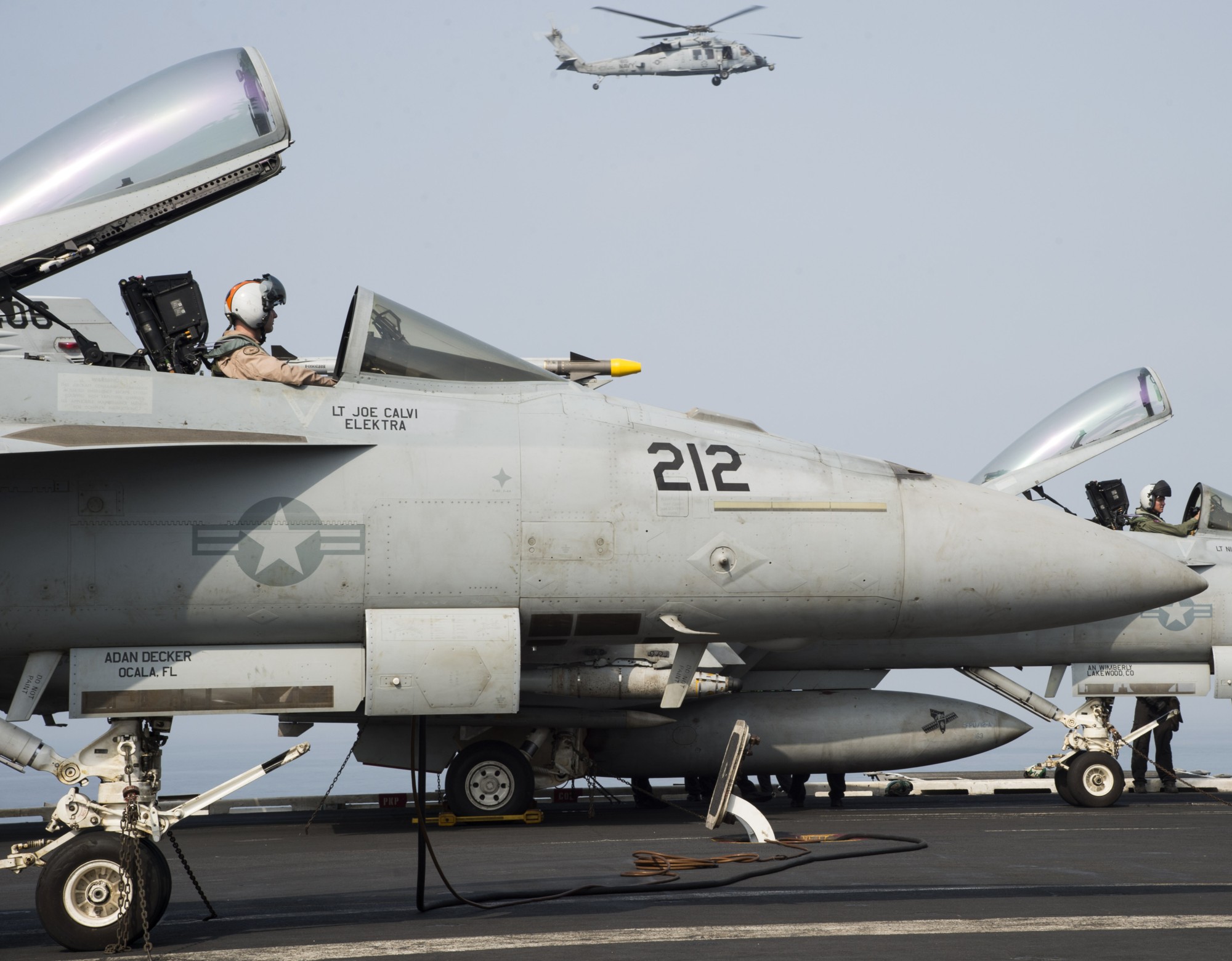 vfa-86 sidewinders strike fighter squadron f/a-18e super hornet cvw-3 uss dwight d. eisenhower cvn-69 navy 40