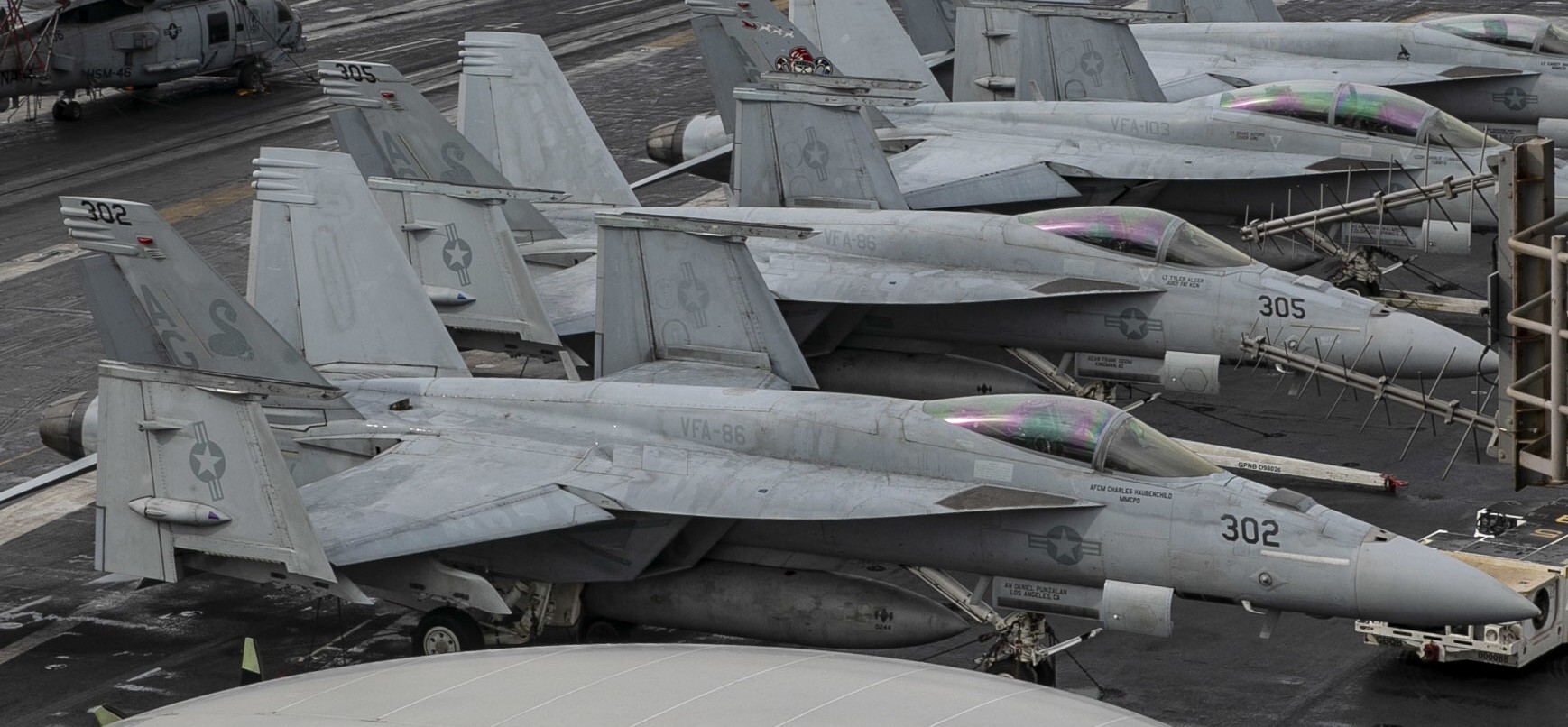 vfa-86 sidewinders strike fighter squadron f/a-18e super hornet cvw-7 uss george h. w. bush cvn-77 navy 83