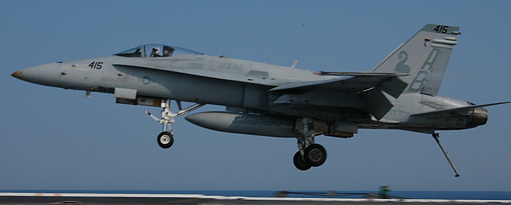 vfa-86 sidewinders strike fighter squadron f/a-18c hornet cvw-1 uss enterprise cvn-65 navy 86p