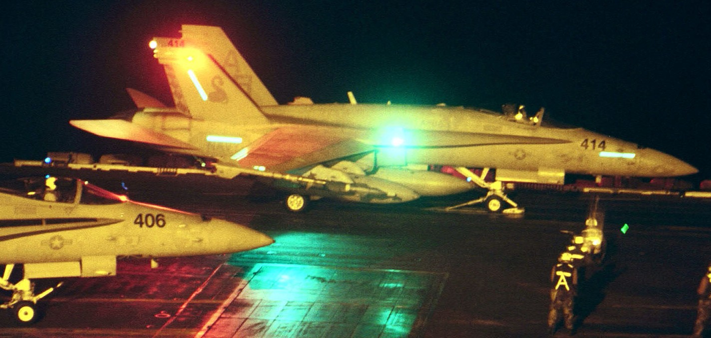 vfa-86 sidewinders strike fighter squadron f/a-18c hornet cvw-1 uss theodore roosevelt cvn-71 navy 97p