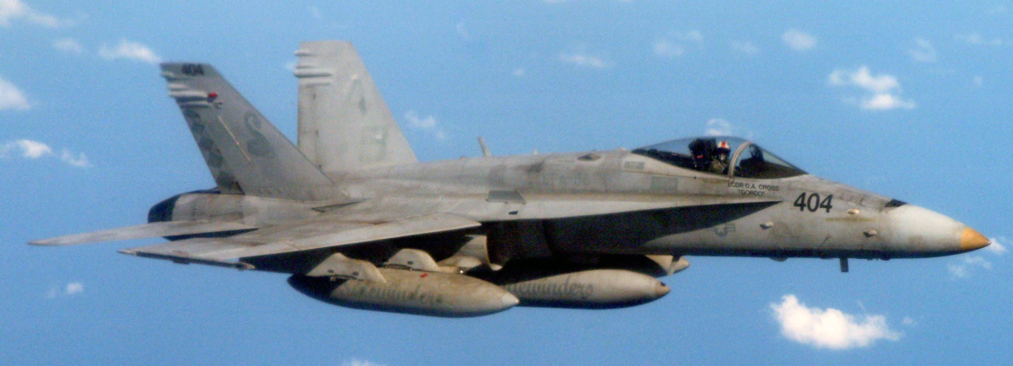 vfa-86 sidewinders strike fighter squadron f/a-18c hornet cvw-1 uss enterprise cvn-65 navy 108p