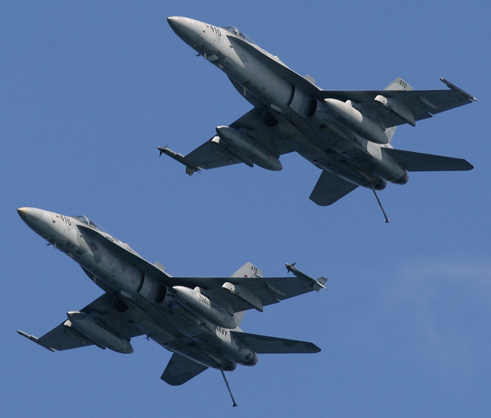 vfa-86 sidewinders strike fighter squadron f/a-18c hornet cvw-1 uss enterprise cvn-65 navy 132p