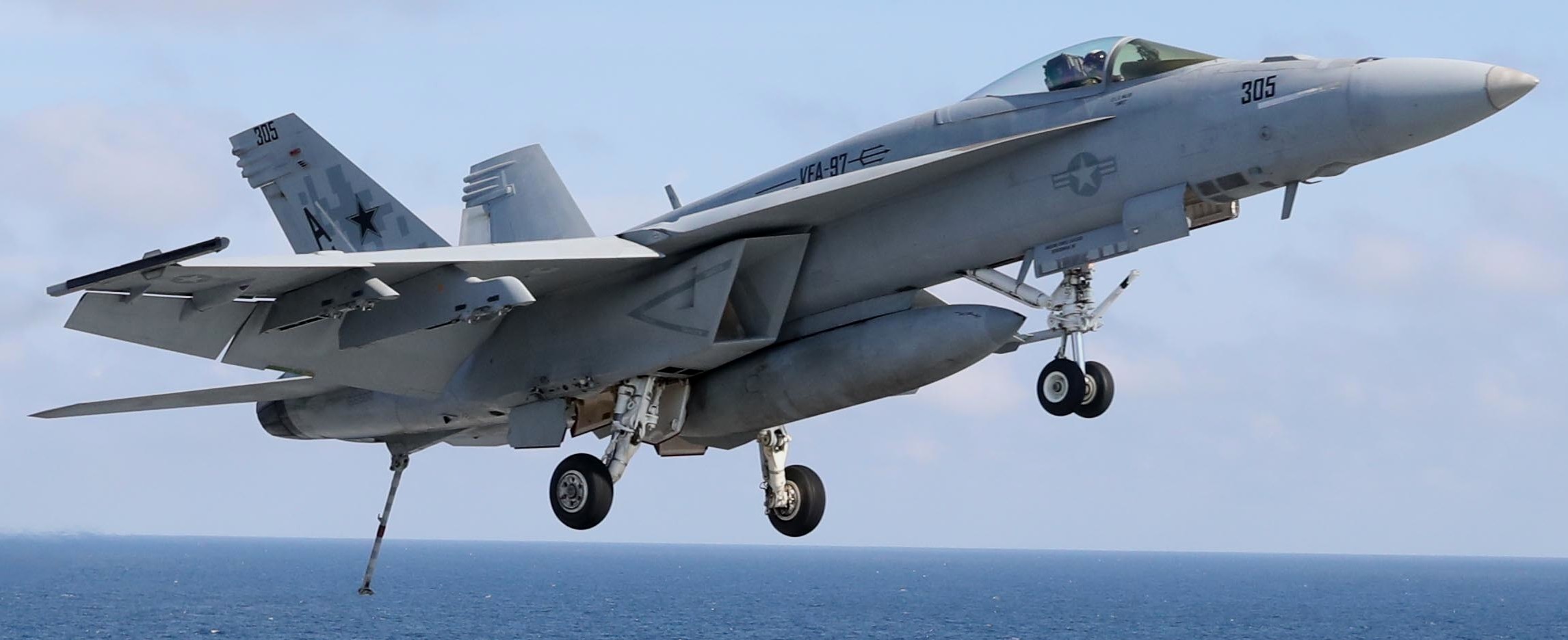 vfa-97 warhawks strike fighter squadron f/a-18e super hornet cvw-8 uss gerald r. ford cvn-78 us navy 42