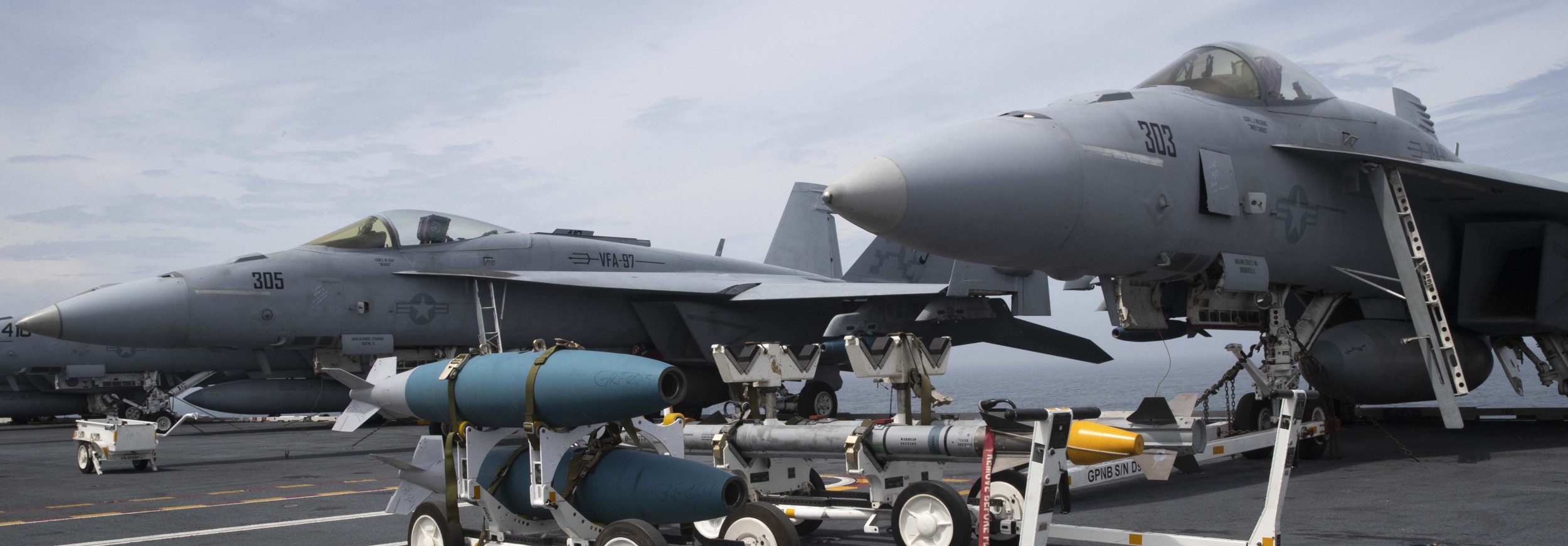 vfa-97 warhawks strike fighter squadron f/a-18e super hornet cvw-8 uss gerald r. ford cvn-78 us navy 43