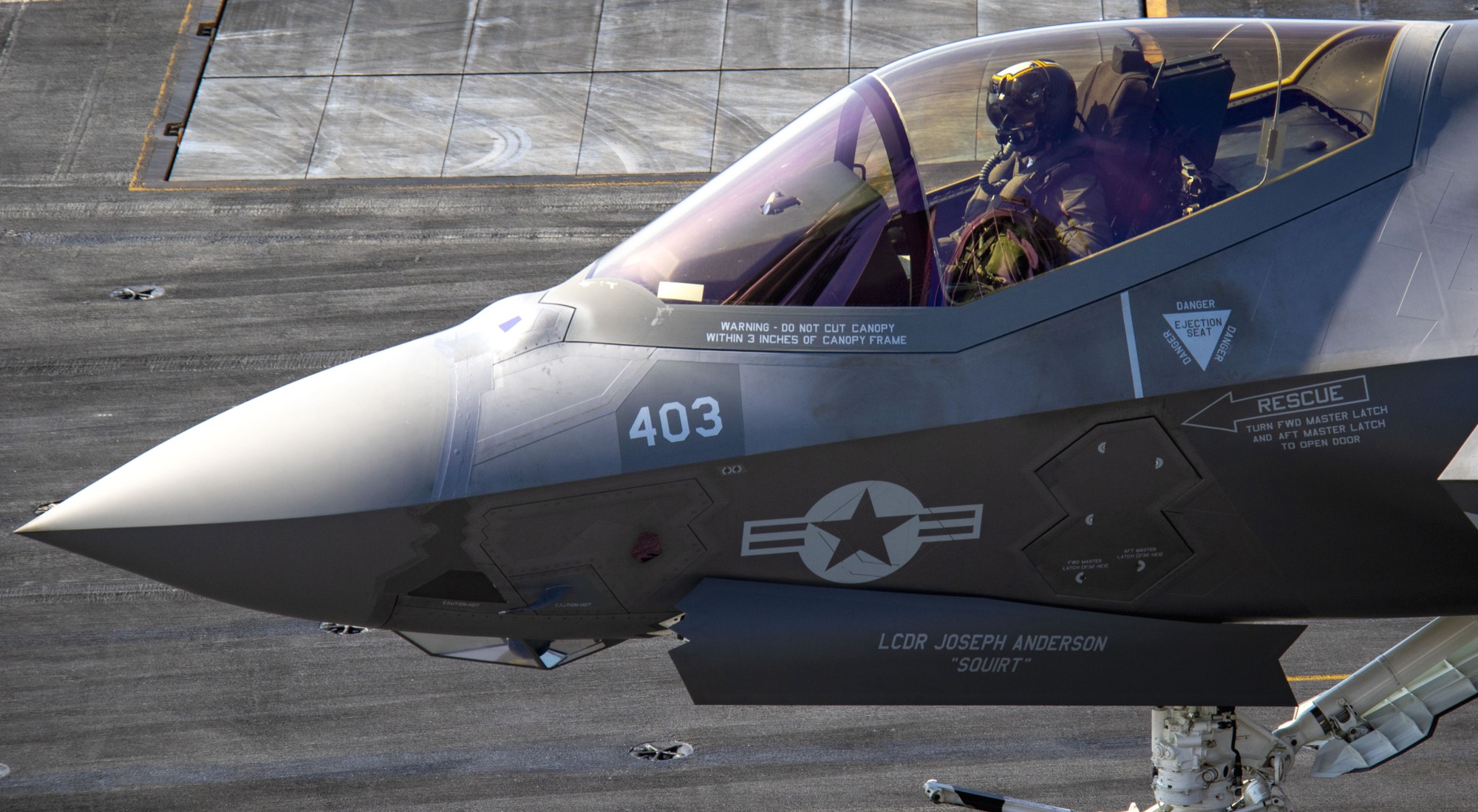 vfa-97 warhawks strike fighter squadron f-35c lightning ii cvw-2 cvn-70 uss carl vinson 63