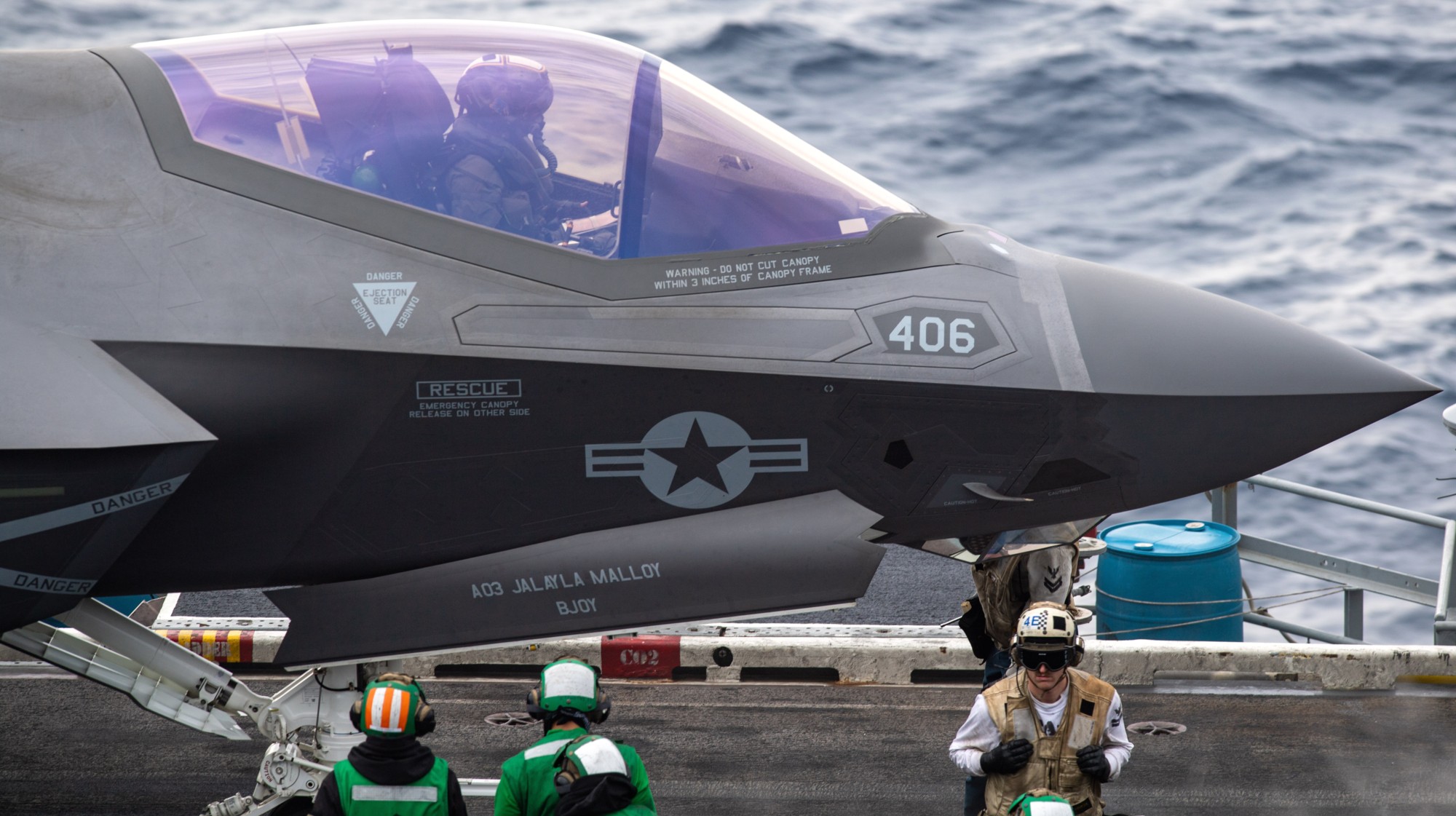 vfa-97 warhawks strike fighter squadron f-35c lightning ii cvw-2 cvn-70 uss carl vinson 64