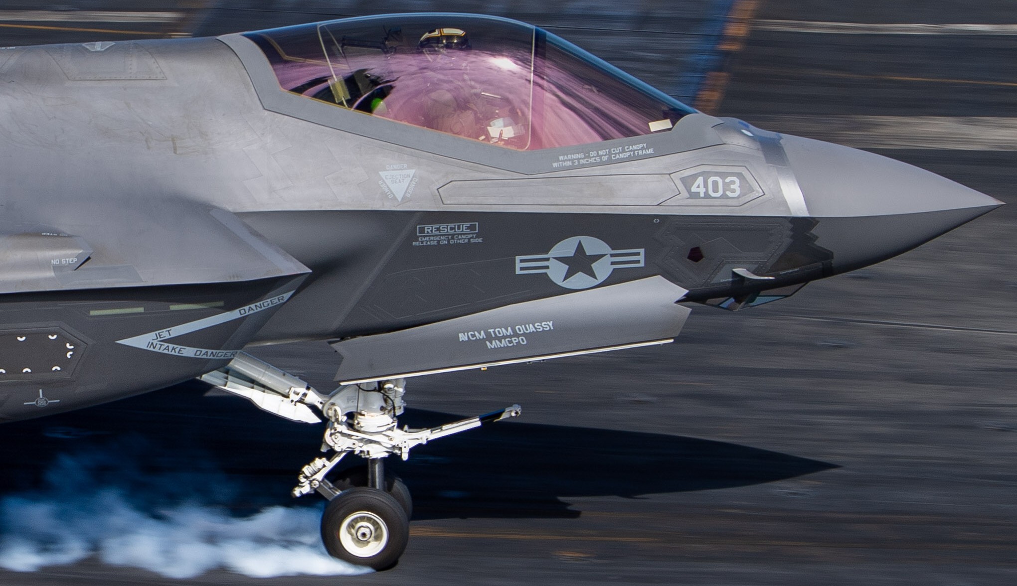 vfa-97 warhawks strike fighter squadron f-35c lightning ii cvw-2 cvn-70 uss carl vinson 66