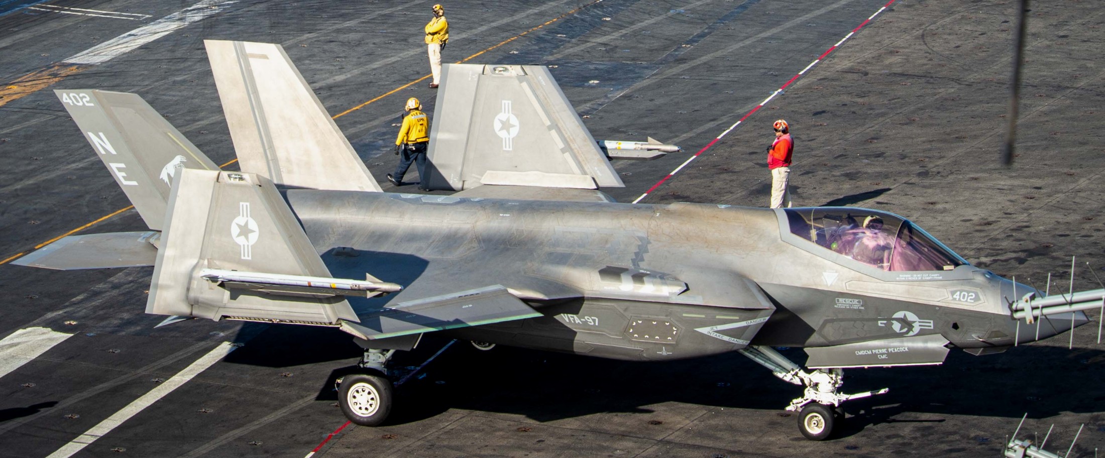vfa-97 warhawks strike fighter squadron f-35c lightning ii cvw-2 cvn-70 uss carl vinson 2024 72