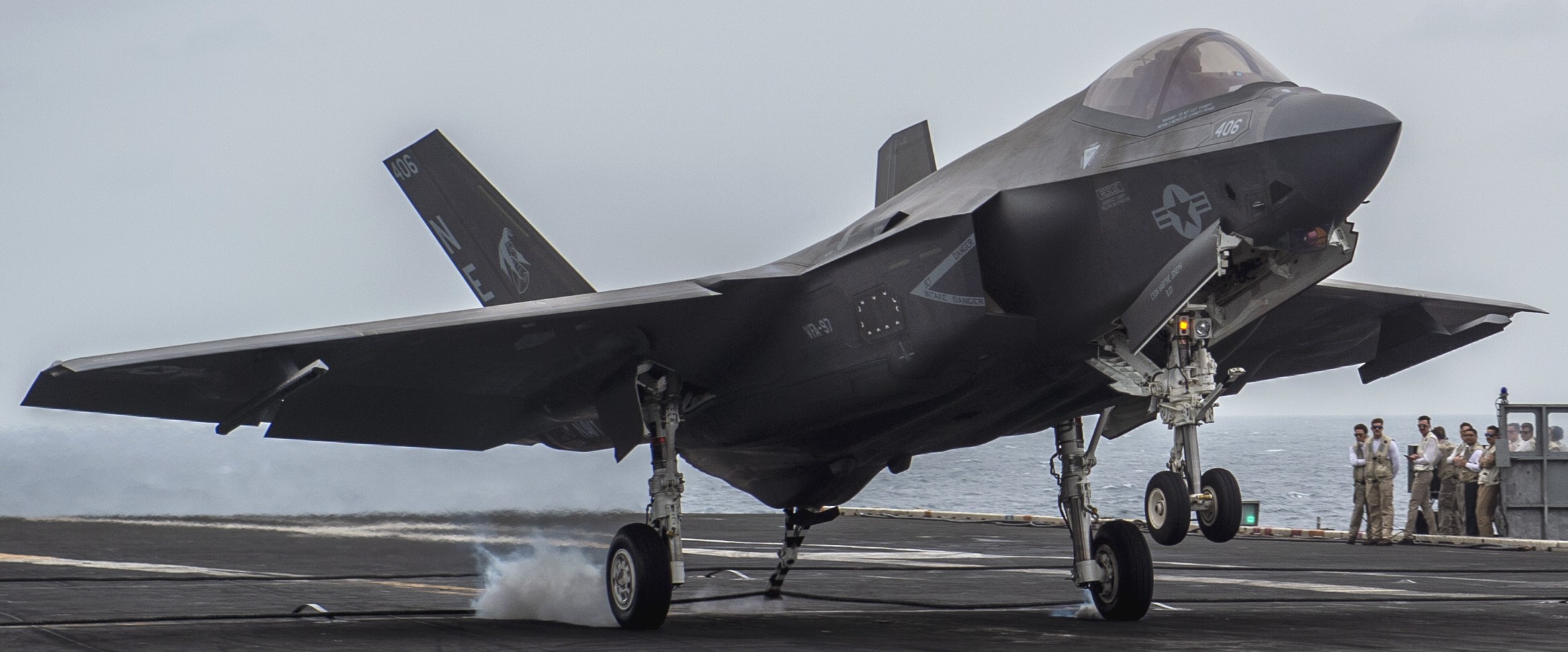 vfa-97 warhawks strike fighter squadron f-35c lightning ii cvw-2 cvn-70 uss carl vinson 73