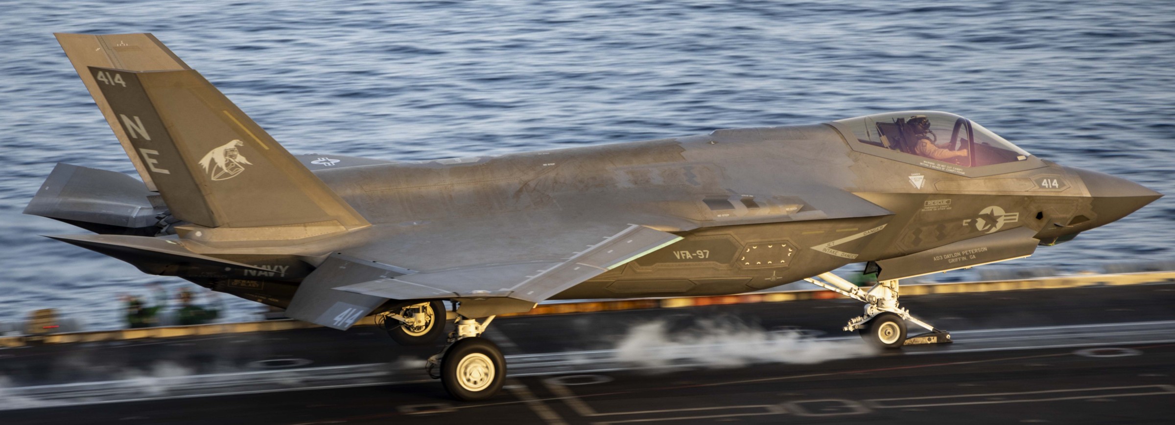 vfa-97 warhawks strike fighter squadron f-35c lightning ii cvw-2 cvn-70 uss carl vinson 82
