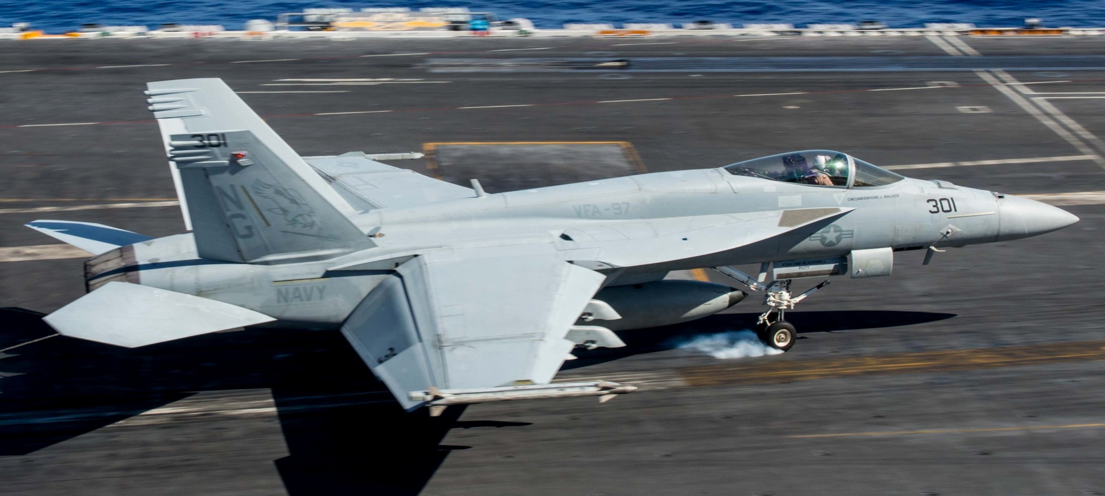 vfa-97 warhawks strike fighter squadron f/a-18e super hornet cvw-9 uss john c. stennis cvn-74 us navy 15p