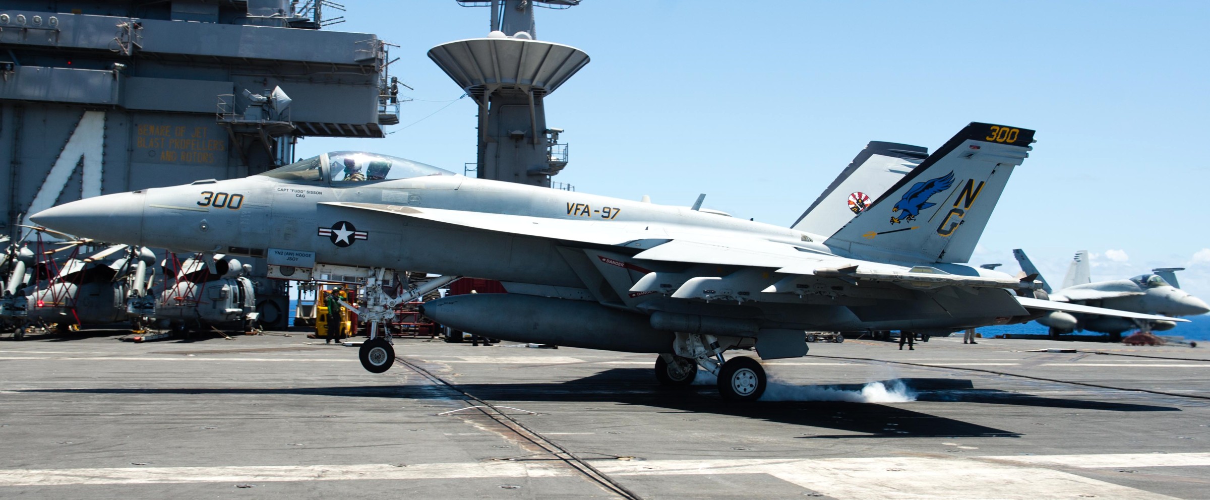 vfa-97 warhawks strike fighter squadron f/a-18e super hornet cvw-9 uss john c. stennis cvn-74 us navy 16p