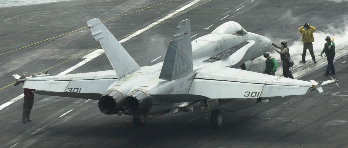 vfa-97 warhawks strike fighter squadron f/a-18c hornet cvw-11 uss nimitz cvn-68 us navy 57p