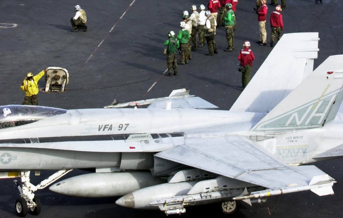 vfa-97 warhawks strike fighter squadron f/a-18c hornet cvw-11 uss nimitz cvn-68 us navy 69p