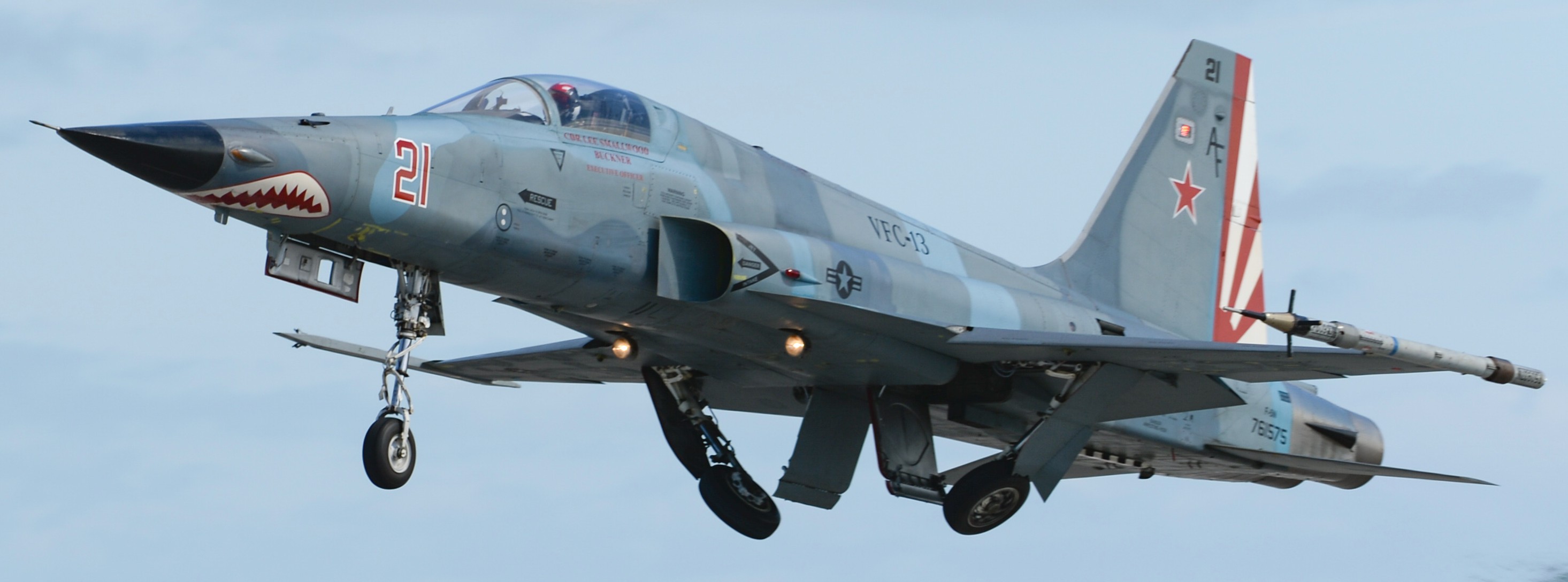 vfc-111 sun downers fighter squadron composite us navy f-5n tiger ii adversary 19