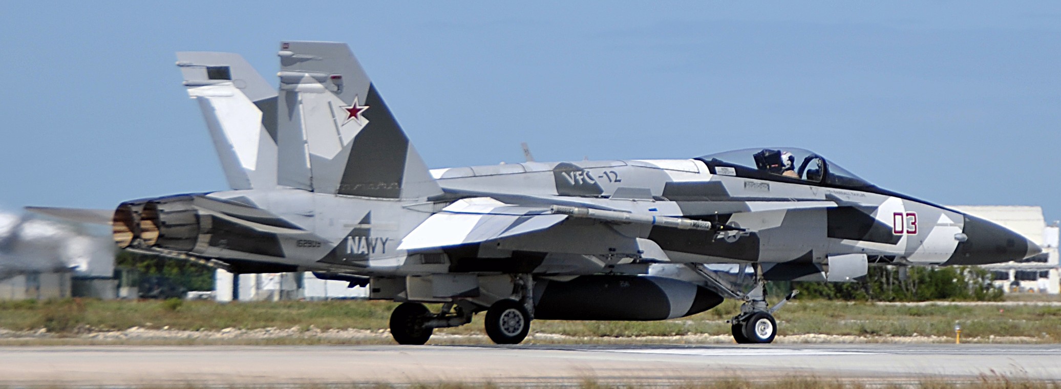 vfc-12 fighting omars fighter squadron composite us navy f/a-18a hornet adversary 06