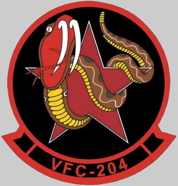 vfc-204 river rattlers insignia crest patch badge fighter squadron composite us navy f-5n tiger ii 02x