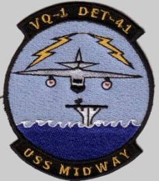 vq-1 det. 41 uss midway fleet air reconnaissance squadron patch crest insignia