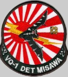 vq-1 fleet air reconnaissance squadron detachment misawa patch crest badge