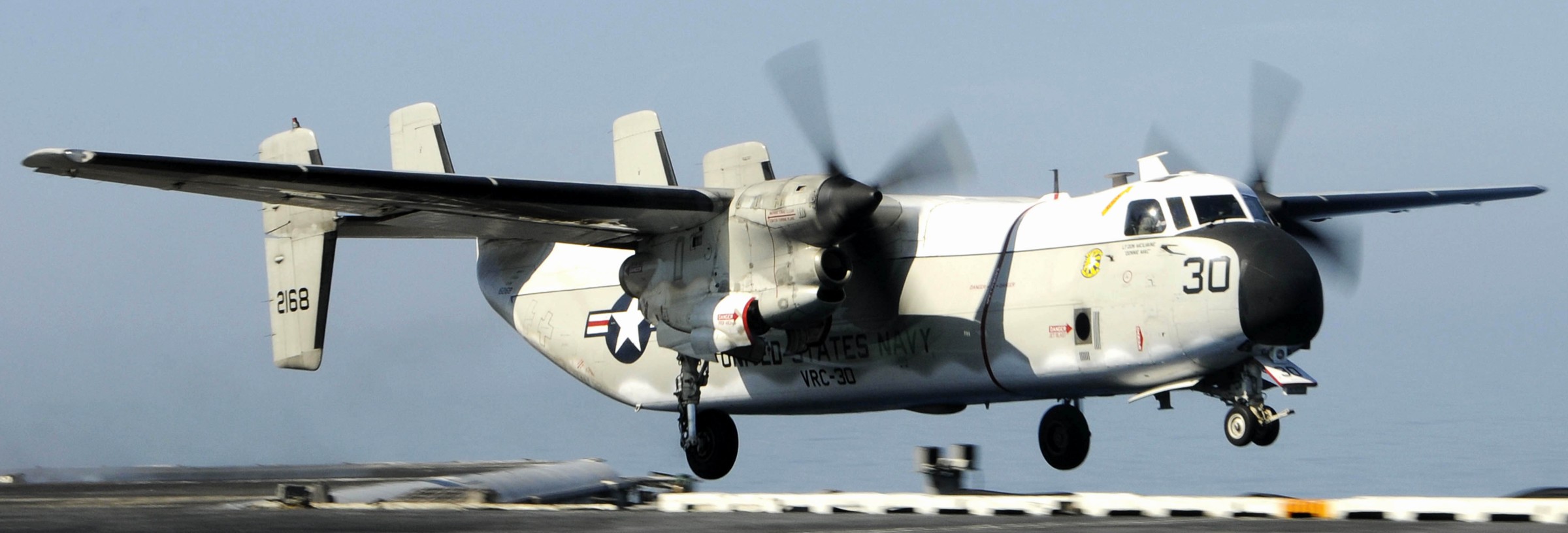 vrc-30 providers fleet logistics support squadron flelogsuppron grumman c-2a greyhound detachment uss nimitz cvn-68 169