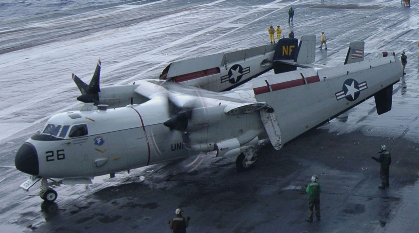 vrc-30 providers fleet logistics support squadron flelogsuppron grumman c-2a greyhound detachment uss kitty hawk cv-63 193