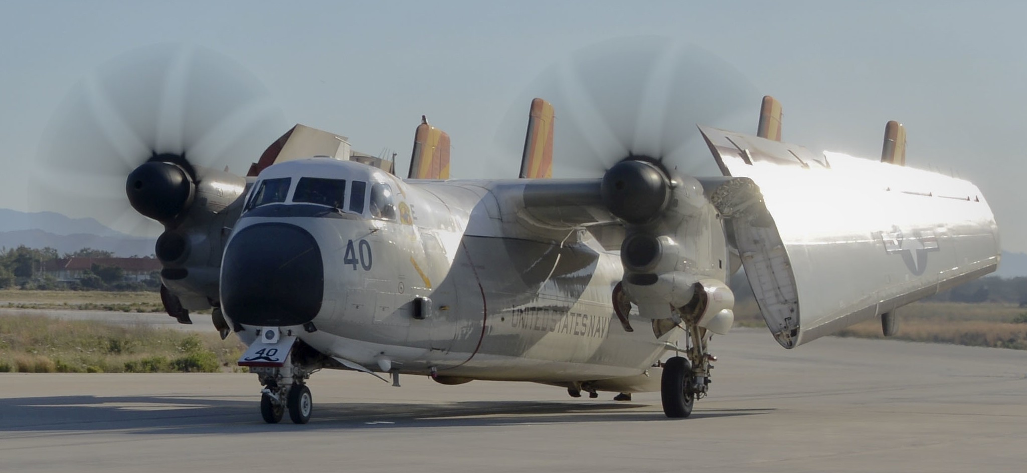 vrc-40 rawhides fleet logistics support squadron flelogsupron us navy grumman c-2a greyhound 120 souda bay