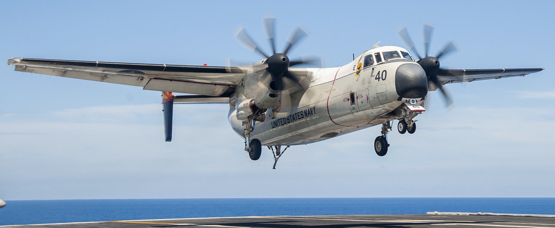 vrc-40 rawhides fleet logistics support squadron flelogsupron us navy grumman c-2a greyhound uss harry s. truman cvn-75 150