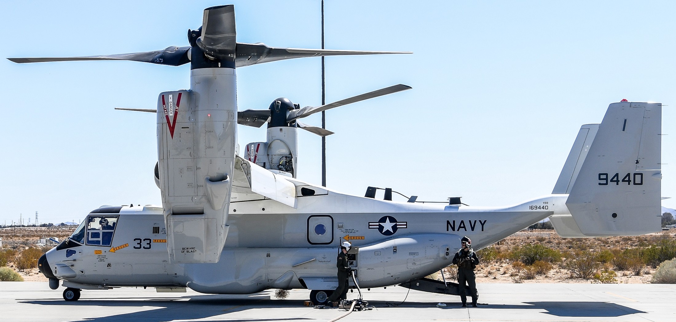 vrm-30 titans fleet logistics multi mission squadron us navy bell boeing cmv-22b osprey inyokern airport california 30