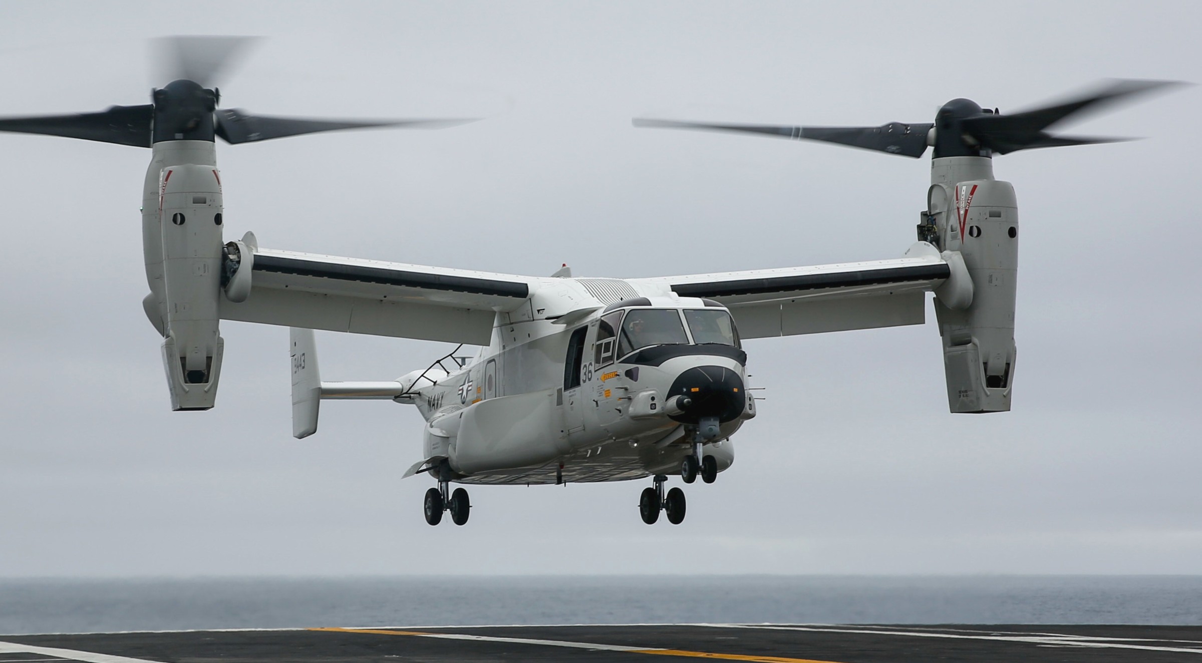 vrm-30 titans fleet logistics multi mission squadron us navy bell boeing cmv-22b osprey uss abraham lincoln cvn-72 35
