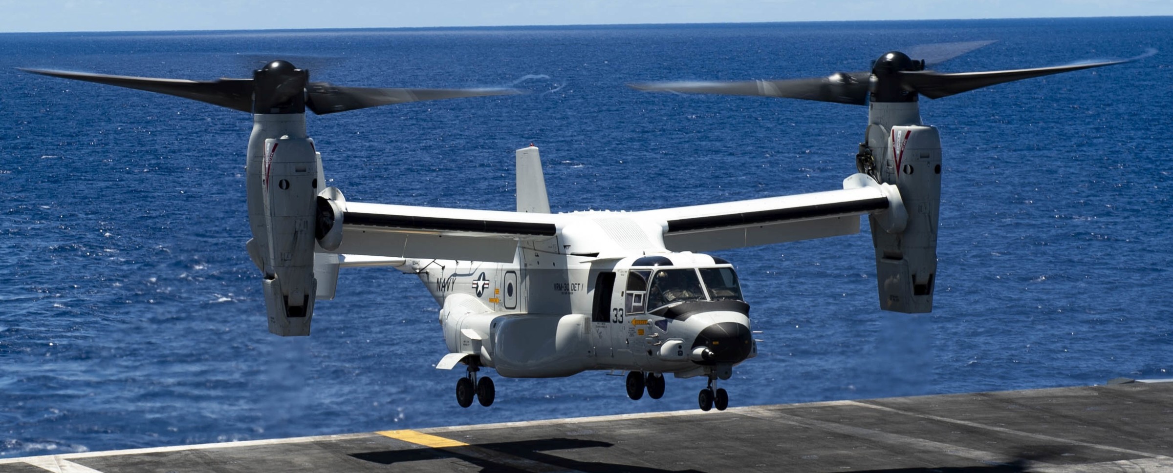 vrm-30 titans fleet logistics multi mission squadron us navy bell boeing cmv-22b osprey uss carl vinson cvn-70 40