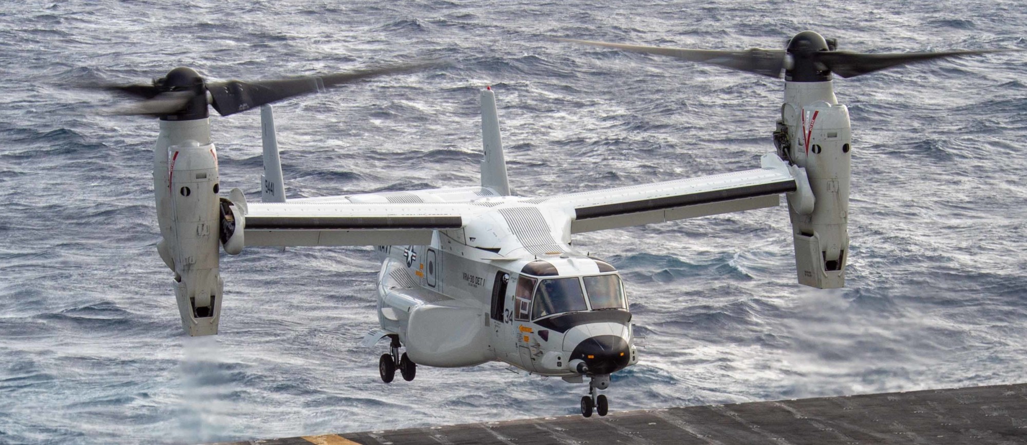 vrm-30 titans fleet logistics multi mission squadron us navy bell boeing cmv-22b osprey uss carl vinson cvn-70 58
