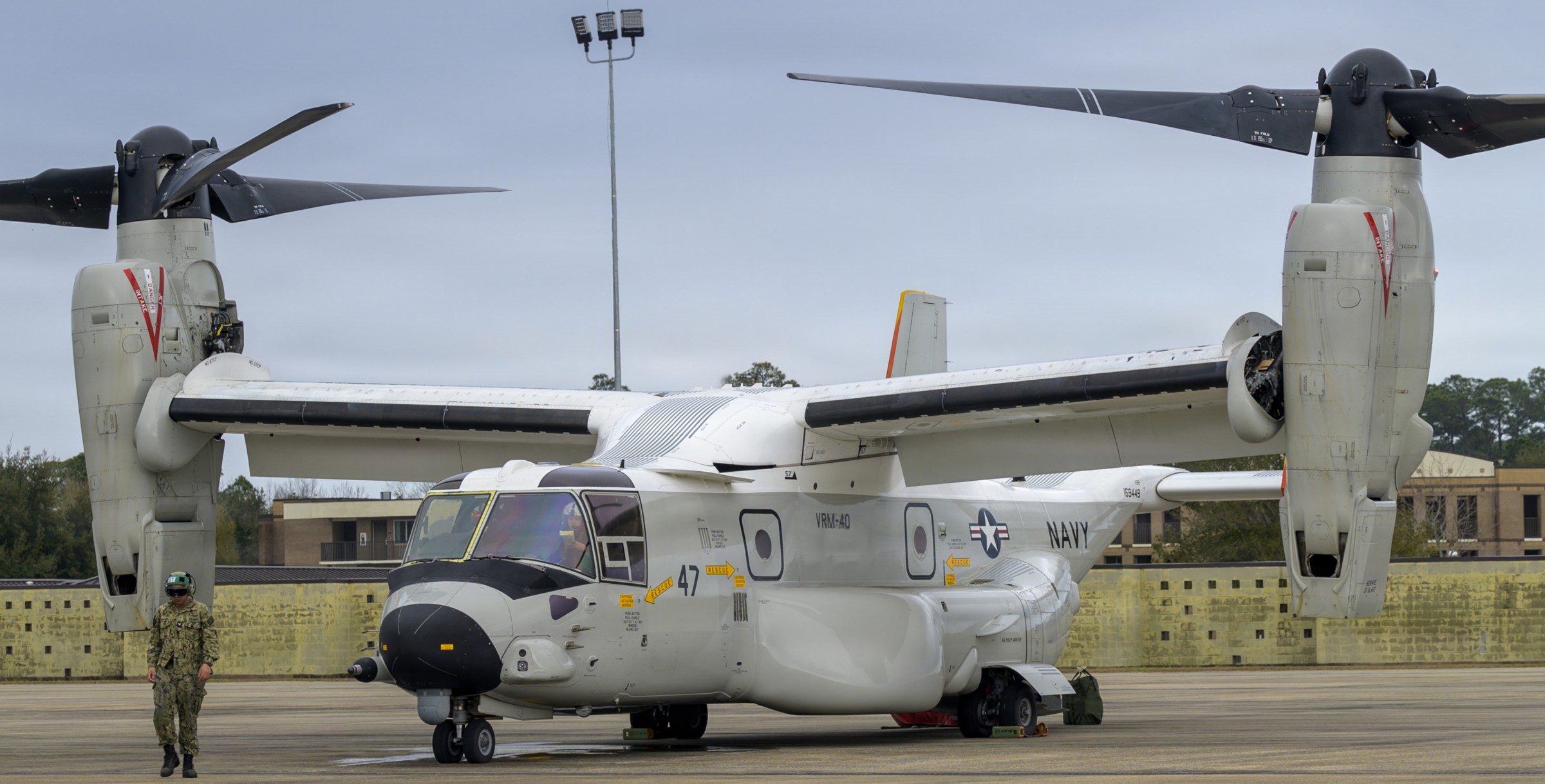 vrm-40 mighty bison fleet logistics multi mission squadron cmv-22b osprey exercise sentry south 26-2 gulfport mississippi 2026 34