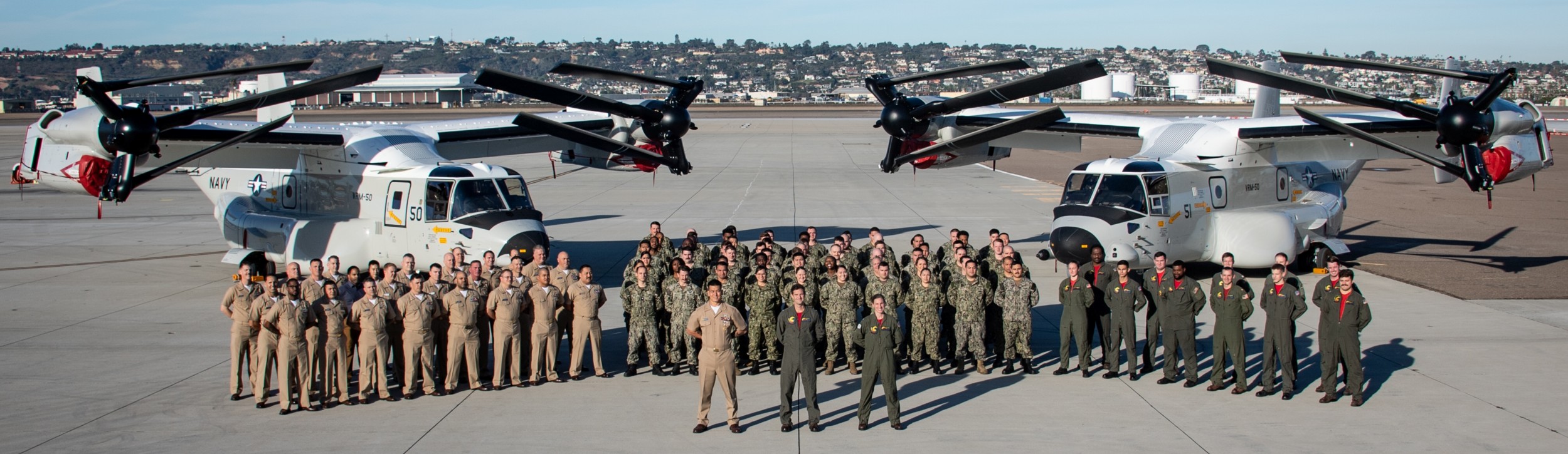 vrm-50 sun hawks fleet logistics multi mission squadron us navy bell boeing cmv-22b osprey replacement frs nas north island 06