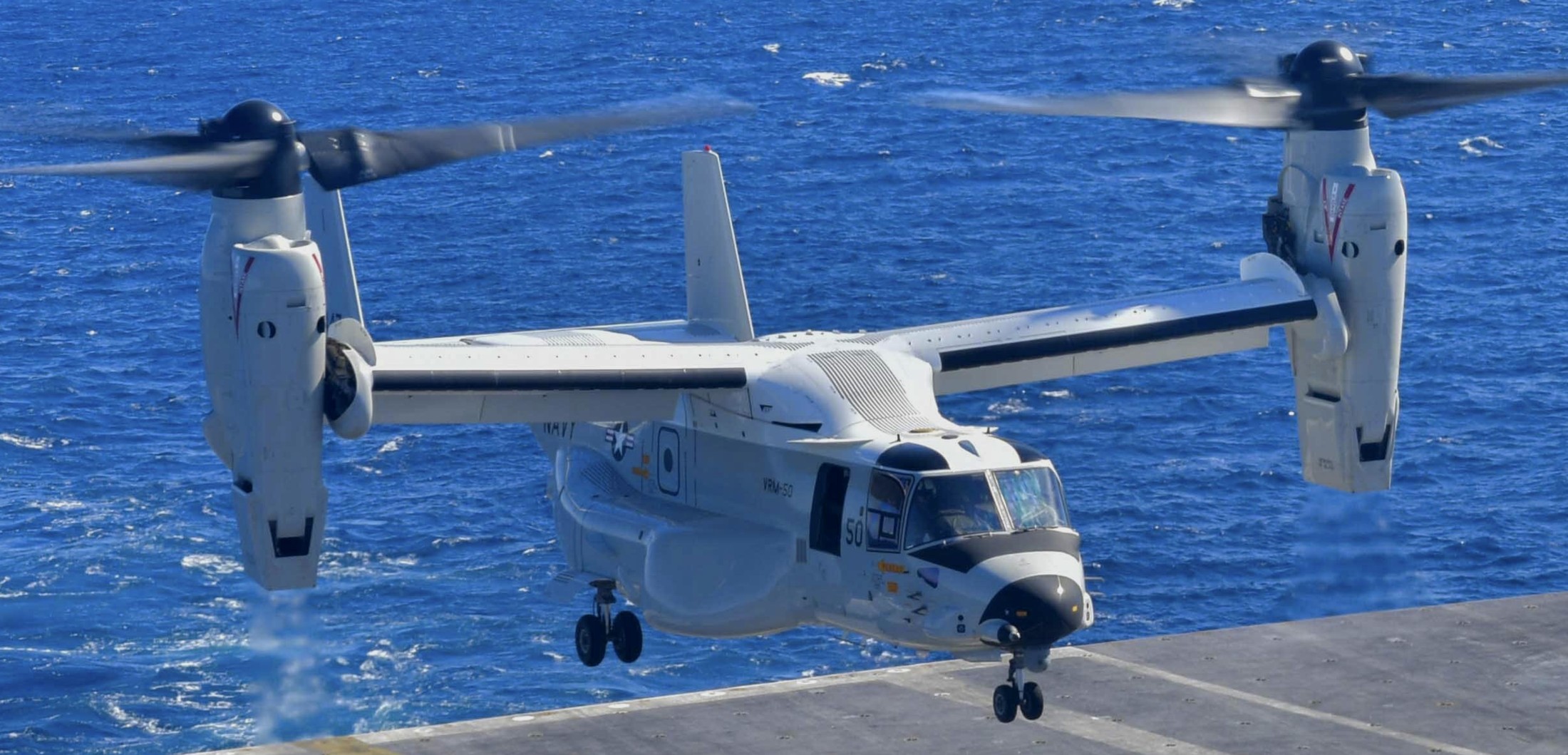 vrm-50 sun hawks fleet logistics multi mission squadron us navy bell boeing cmv-22b osprey replacement frs 11