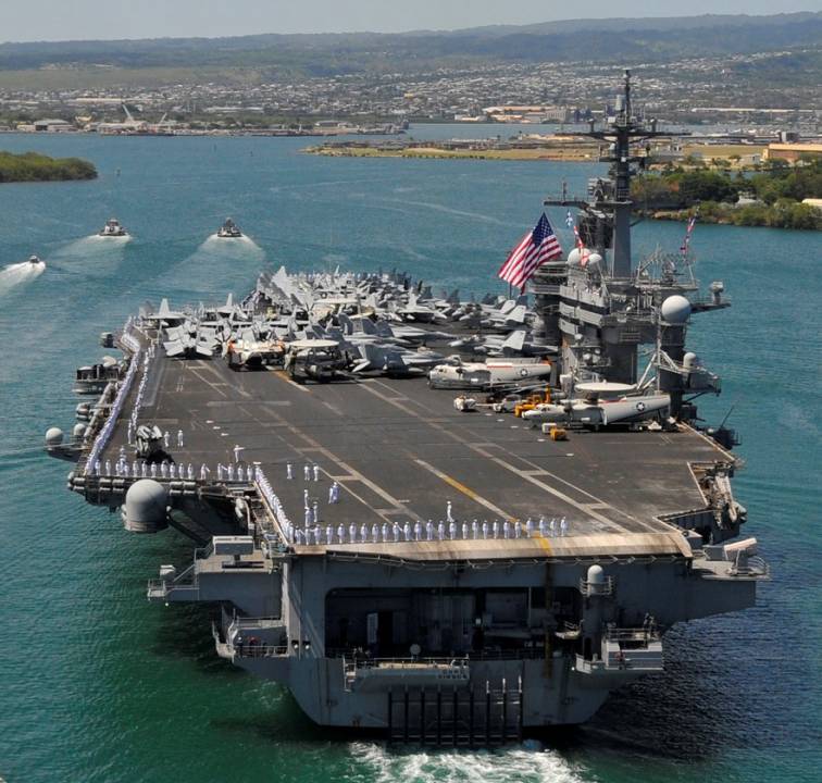 carrier air wing cvw 17 uss carl vinson cvn 70 pearl harbor hawaii 2012