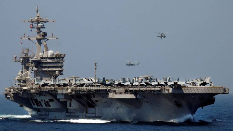 carrier air wing cvw 17 uss carl vinson cvn 70 strait of hormuz 2012