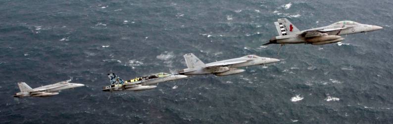 cvw-17 carrier air wing f/a-18 hornets uss carl vinson